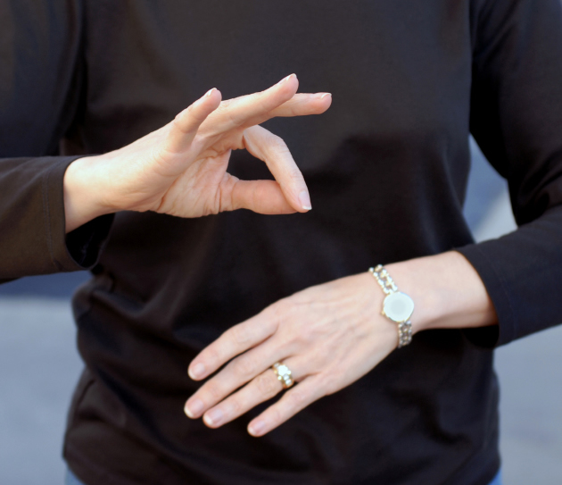 Hands doing American Sign Language